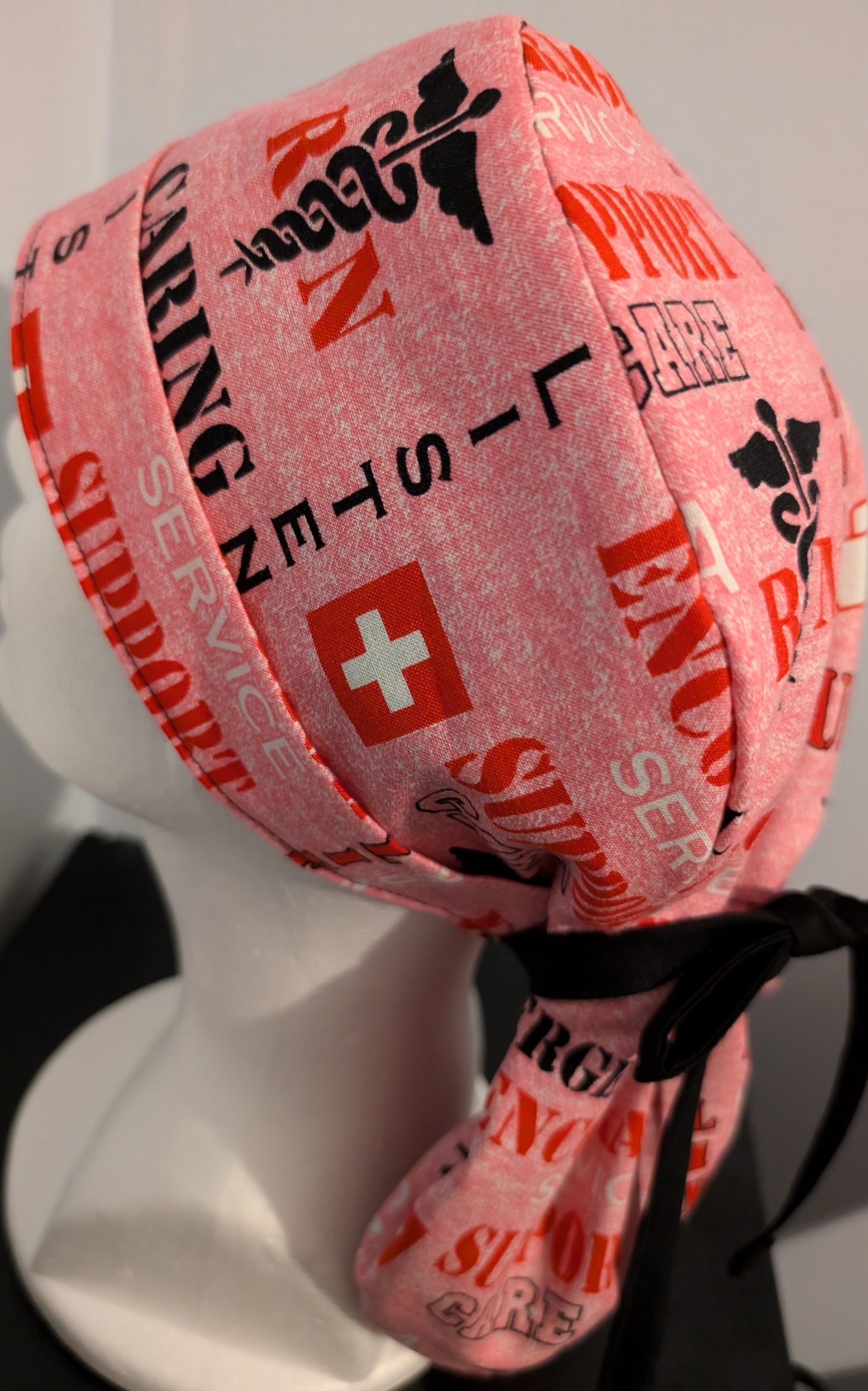 Pink Nurse Scrub Cap