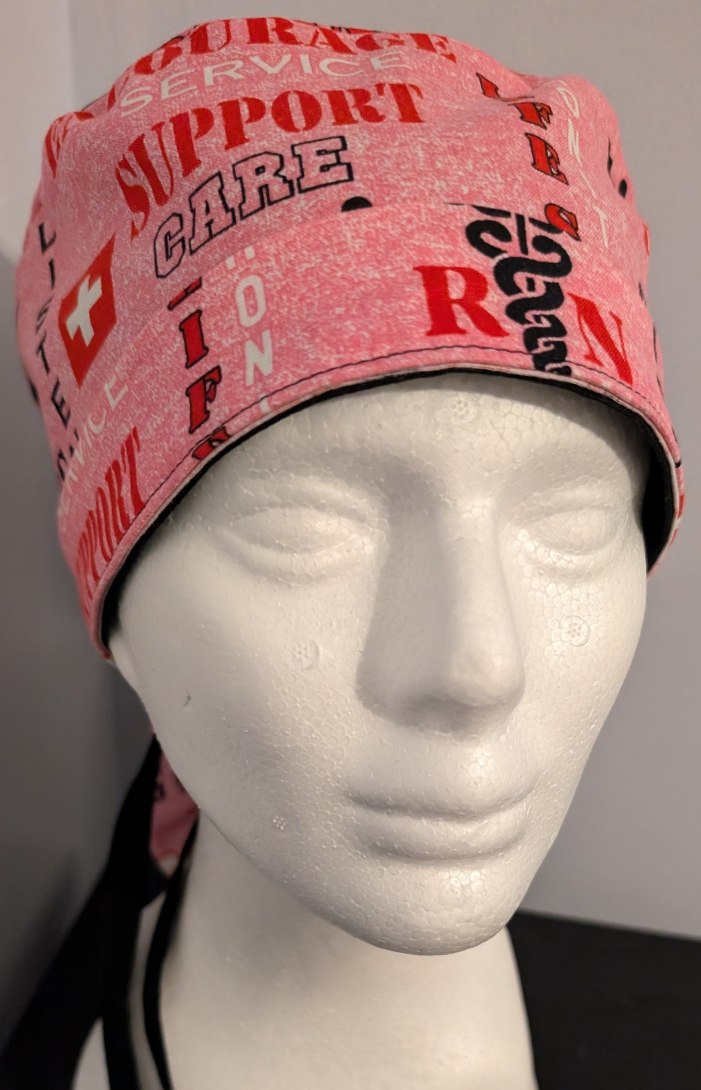 Pink Nurse Scrub Cap