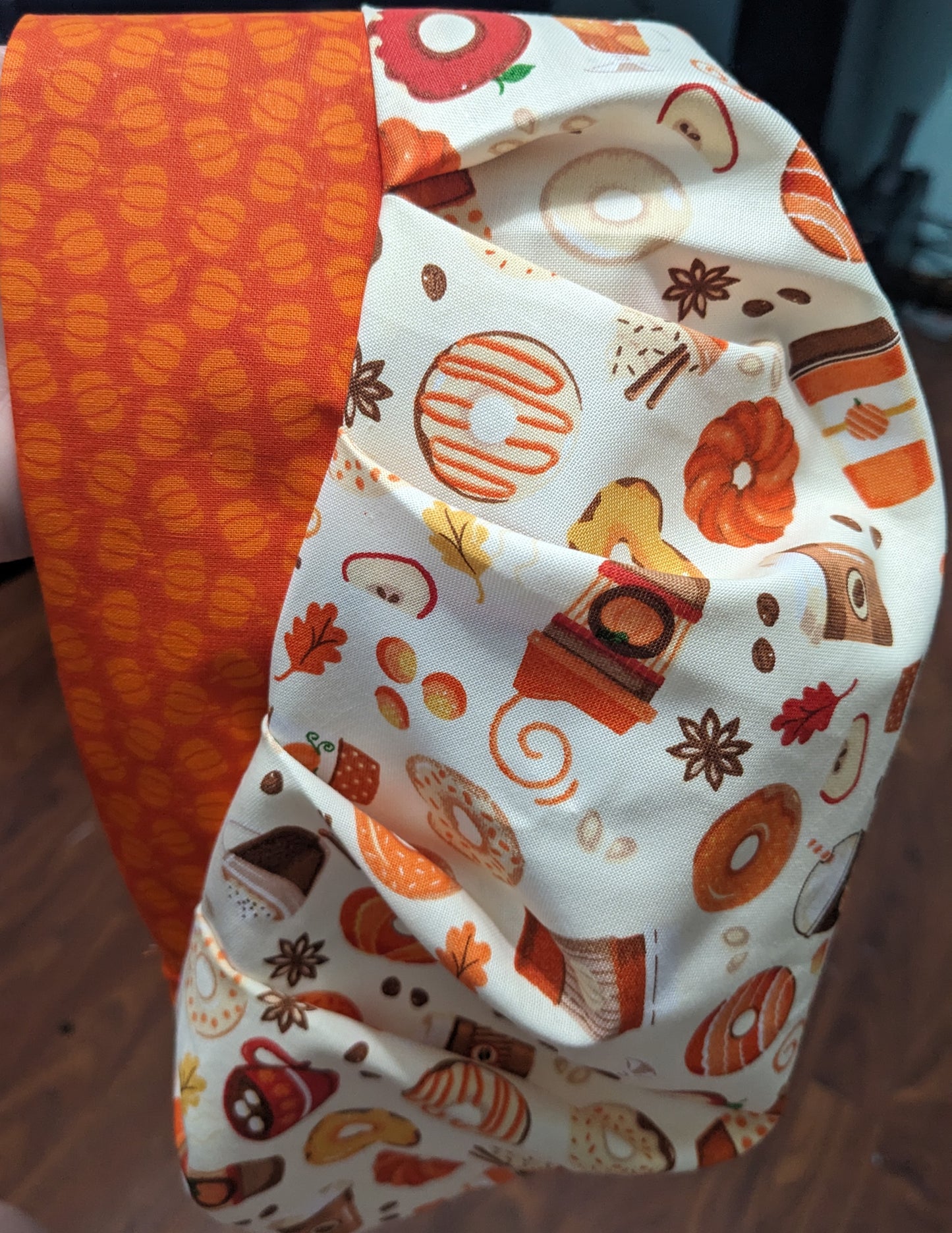 Pumpkin Spice Scrub Cap