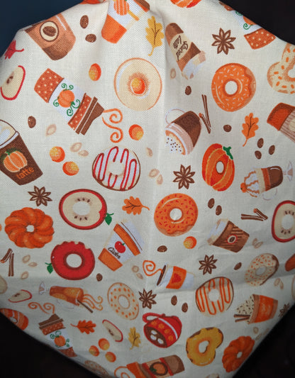 Pumpkin Spice Scrub Cap