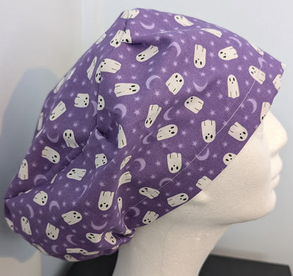 Purple Ghost Scrub Cap