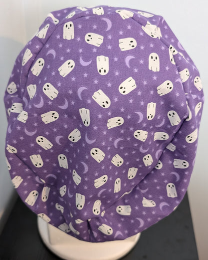 Purple Ghost Scrub Cap