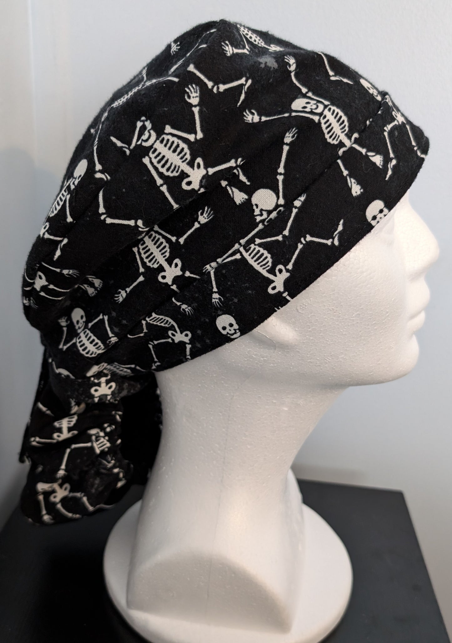 Glow-in-the-dark Skeleton Scrub Cap