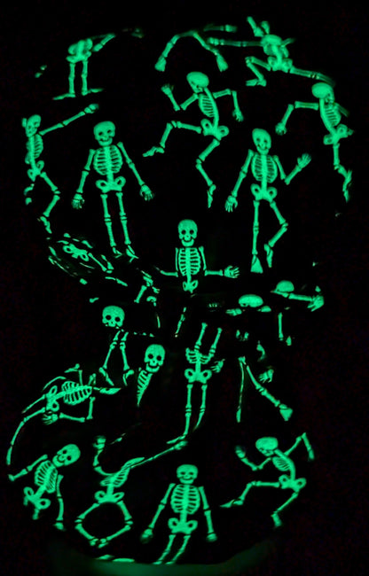 Glow-in-the-dark Skeleton Scrub Cap