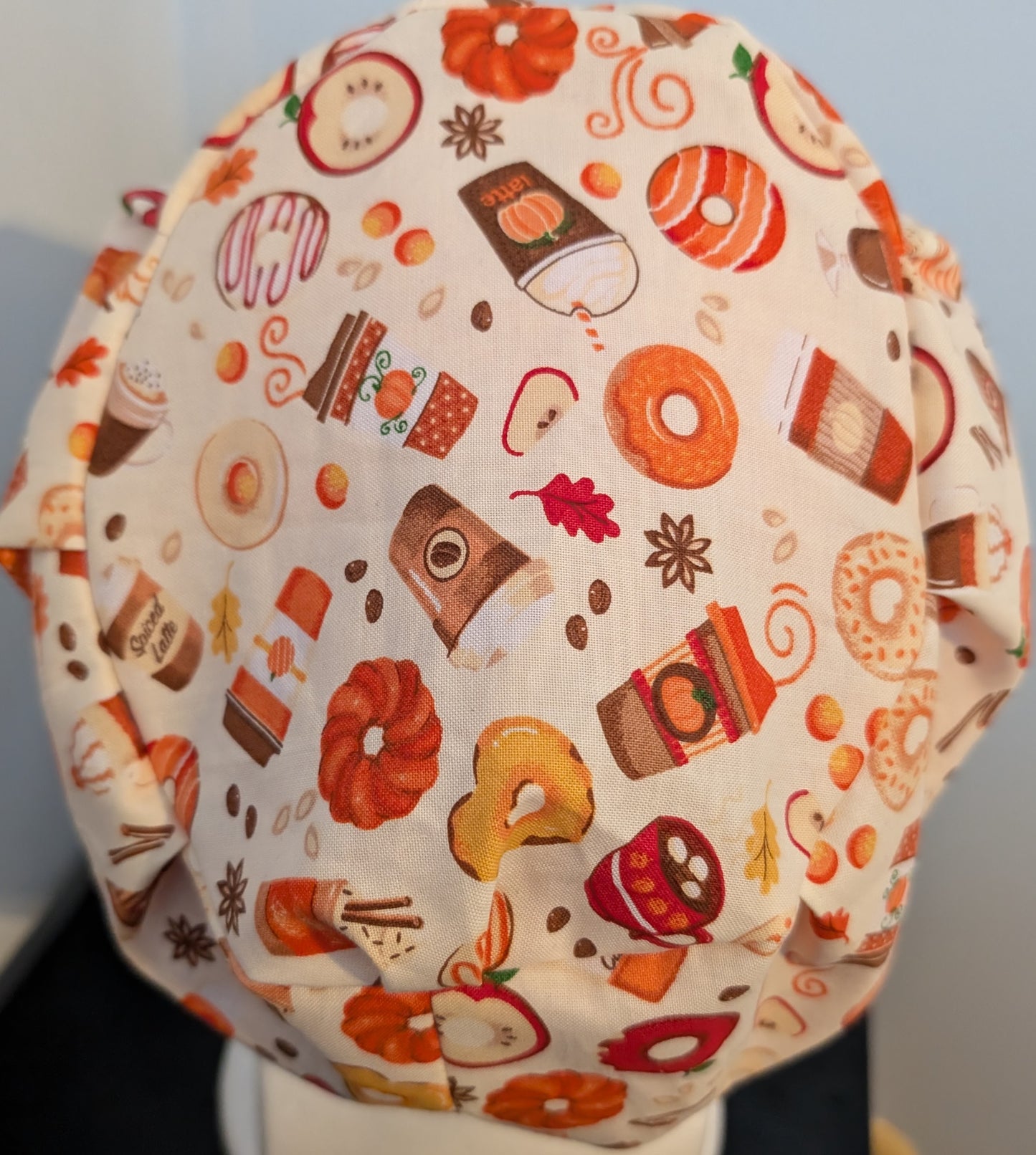 Pumpkin Spice Scrub Cap