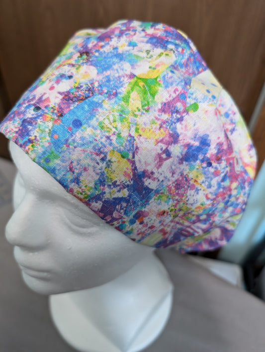 Paint Splat Scrub Hat