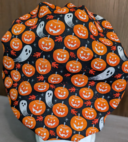 Spooky Pumpkins scrub hat